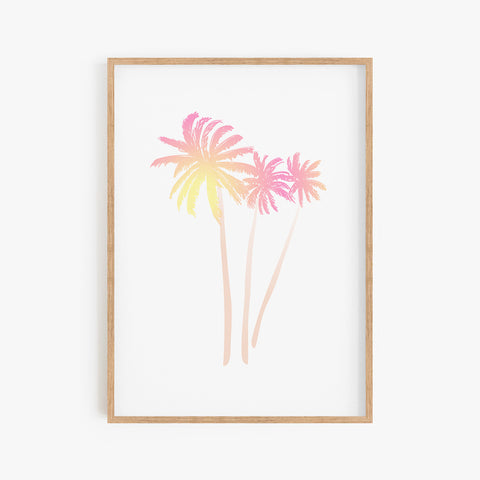 Coastal Palms Print