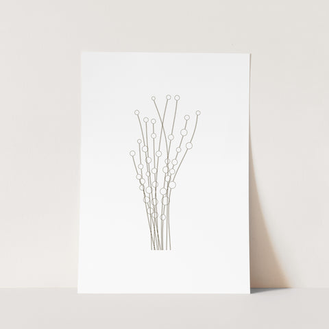 Flax Grass Print