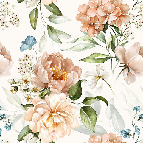 Floral Flourish Wallpaper