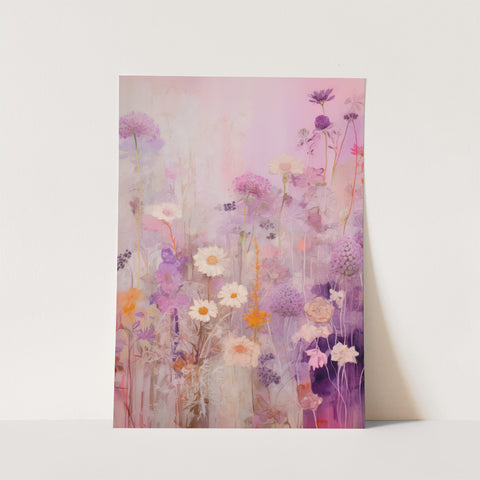 Lavender Blooms Print
