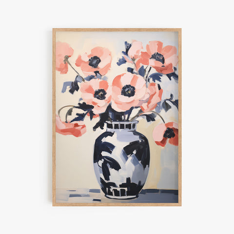 Poppy Vase Print