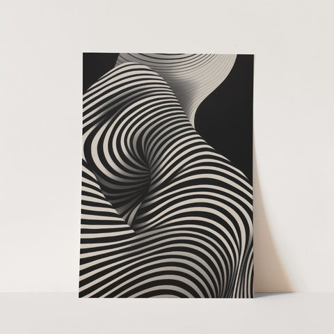 Warped Lines Print