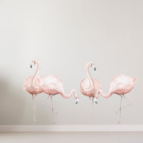 Four Flamingos