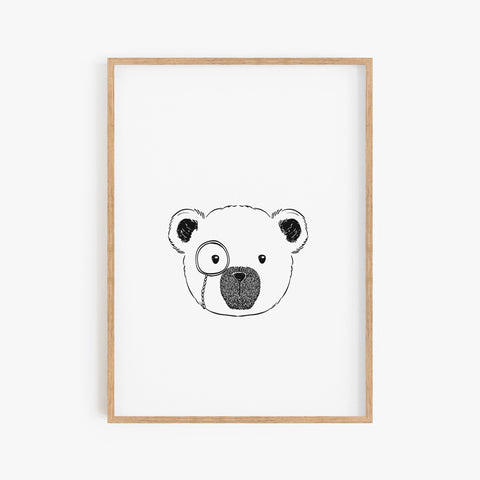 Bear Eye Print