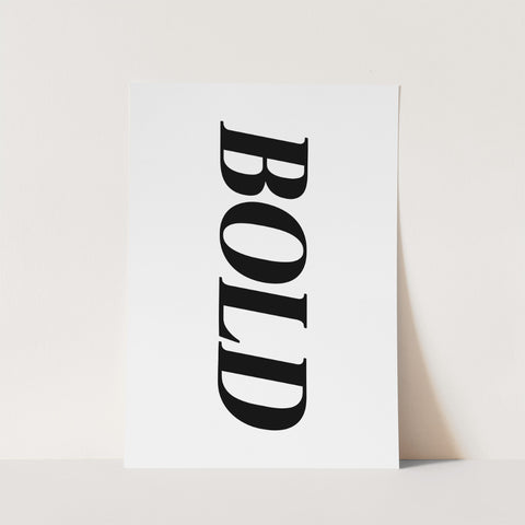 Bold Print