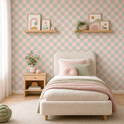 Checkered Wallpaper Sample