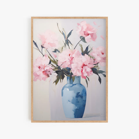 Chrysanthemum Vase Print
