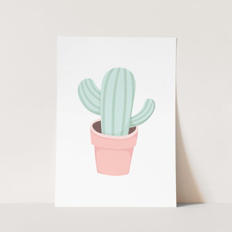 Cute Cacti Print I