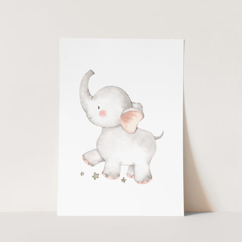 Goodnight Elephant Print Ill