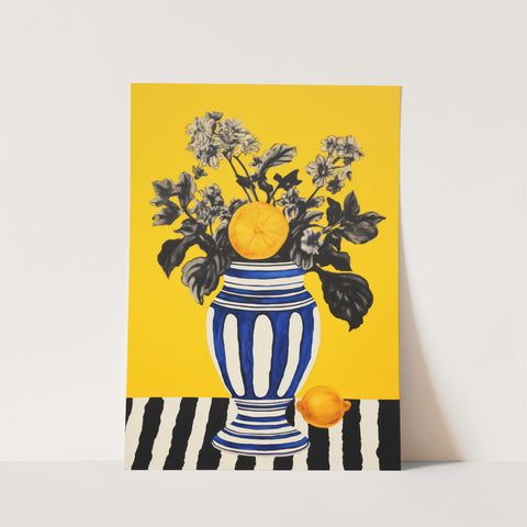 Lemon Bouquet Print