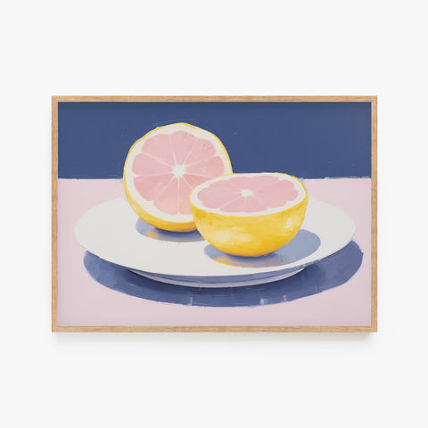 Lemon Platter Print l