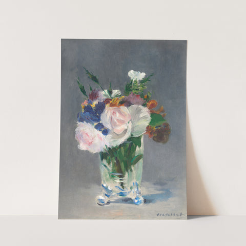 Manet Print - Flowers in a Crystal Vase