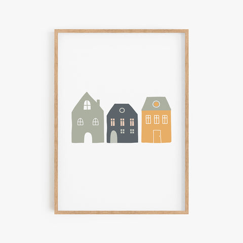 Mini Town Print