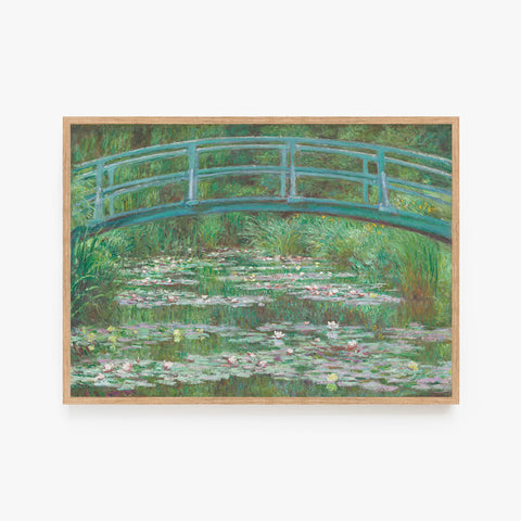 Monet Print - Bridge Over A Pond Of Water Lilies
