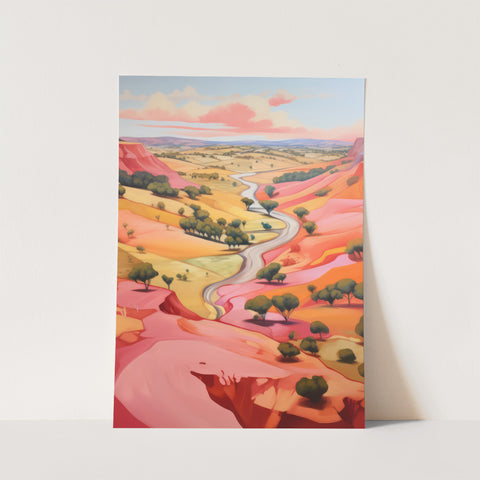 Pink Canyon Print l