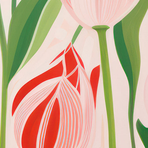 Pink Tulips Print