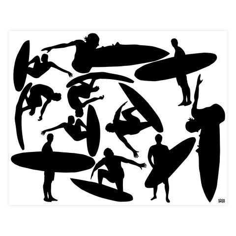 Surfing Silhouettes