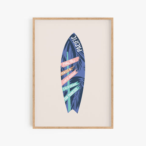 Surfline Board Print l