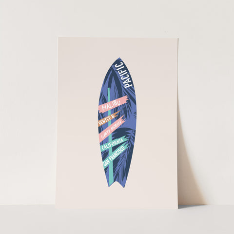 Surfline Board Print l