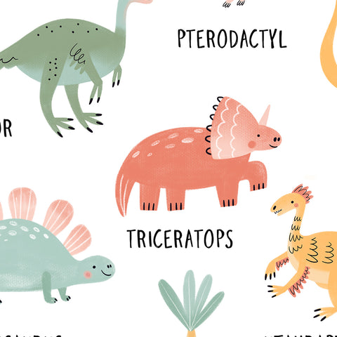 Tropical Dino Print