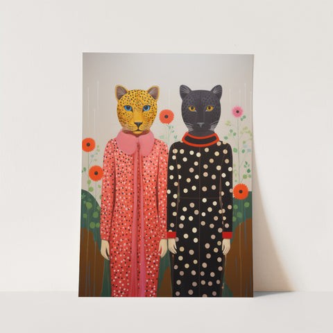 Two Cats Print lll