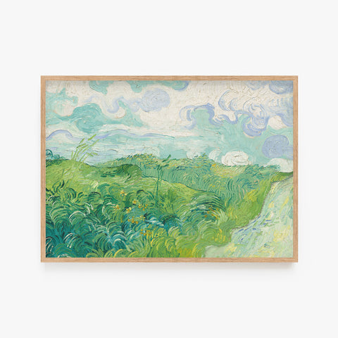 Van Gogh Print - Green Wheat Fields, Auvers