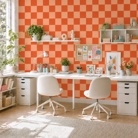Checkered Wallpaper Sample