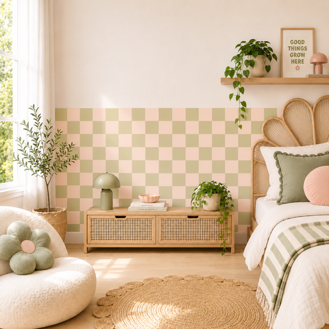 Checkered Wallpaper Sample