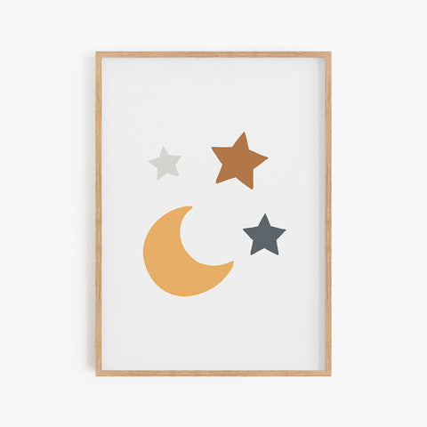 Moon & Stars Print