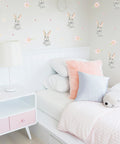 Bunny Floral - Stickaroo Wall Decor