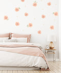 Dreamy Blush Flowers - Stickaroo Wall Decor