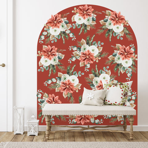Rustic Floral Wide Arch