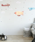 Watercolour Aricraft - Stickaroo Wall Decor